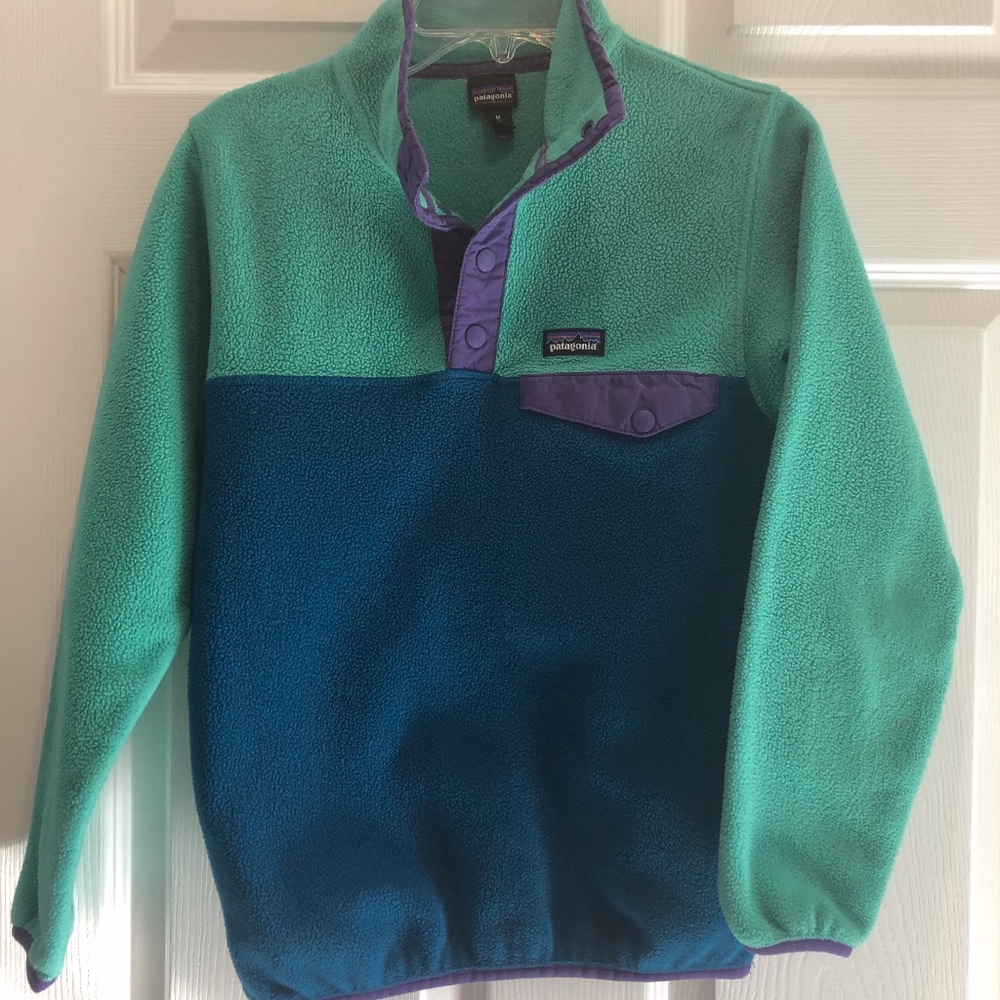 Patagonia Girls' Fleece Snap Pullover